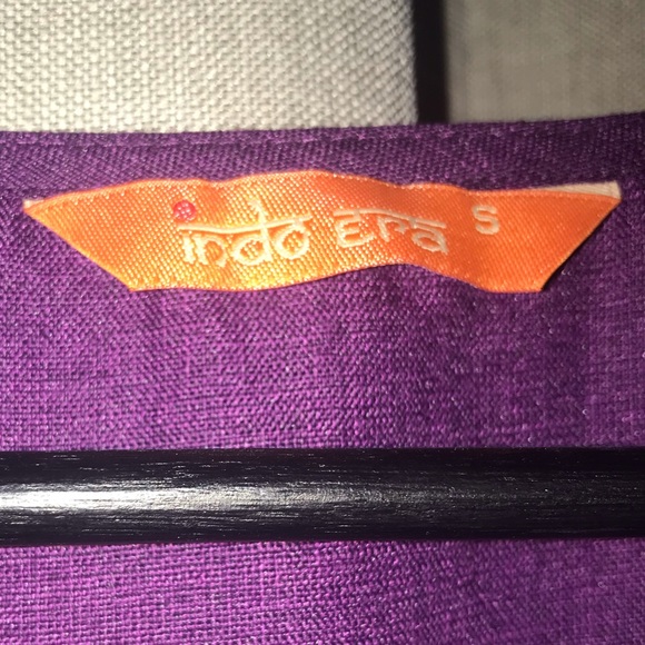 Naintara Bajaj Purple Polyester woven round Neck Elephant Yoke Kurta for Women - Picture 5 of 5